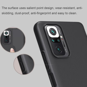 NILLKIN θήκη Super Frosted Shield για Xiaomi Redmi Note 10 Pro/Max, μπλε | Αξεσουάρ κινητών | elabstore.gr