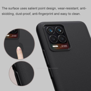 NILLKIN θήκη Super Frosted Shield για Realme 8/8 Pro, μαύρη | Αξεσουάρ κινητών | elabstore.gr