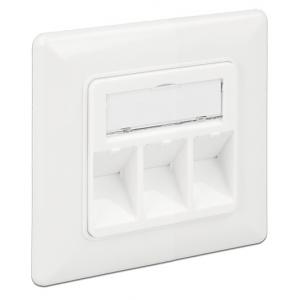 DELOCK Wall Outlet για Keystone 86194, 3 Port | Εργαλεία | elabstore.gr