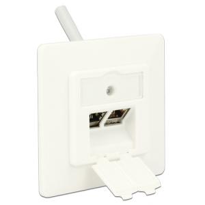 DELOCK Wall Outlet για Keystone 86219, 2 Port | Εργαλεία | elabstore.gr