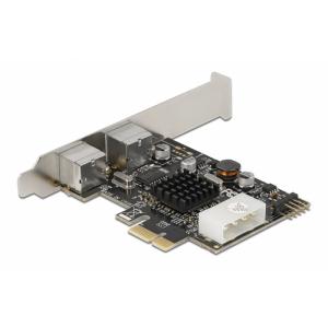 DELOCK κάρτα επέκτασης PCIe σε 2x PS/2 90049 low profile, USB pin header | PC & Αναβάθμιση | elabstore.gr