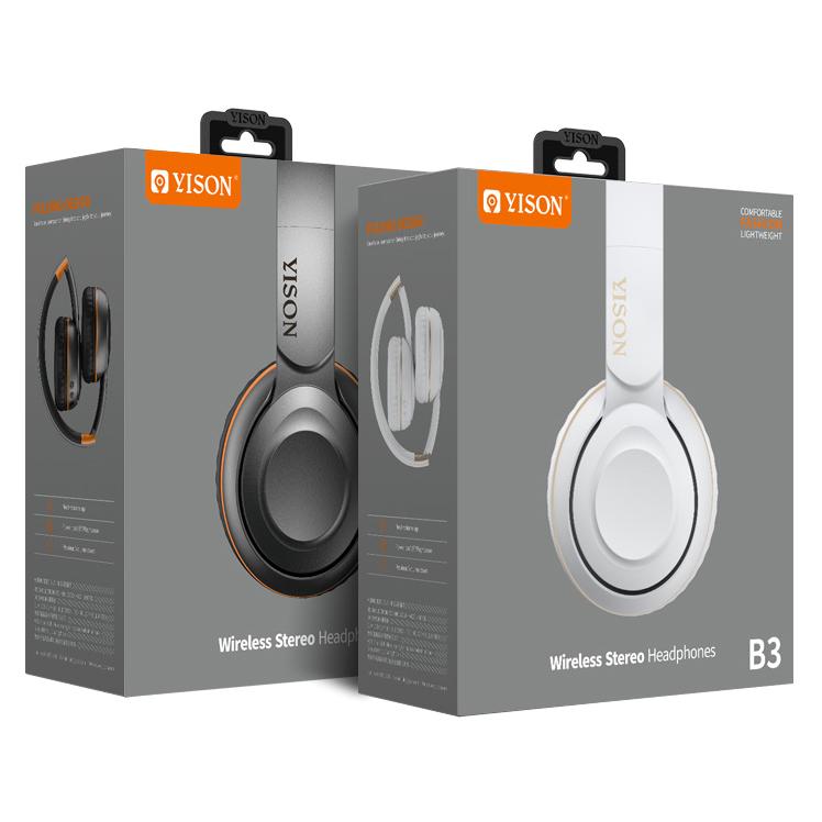 YISON headphones B3, wireless & wired, BT 5.0, λευκά | eLabstore.gr YISON headphones B3, wireless & wired, BT 5.0, λευκά | Αξεσουάρ κινητών | elabstore.gr