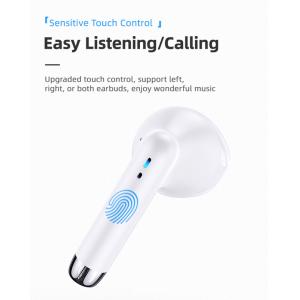 USAMS earphones IA04 με θήκη φόρτισης, True Wireless, λευκά | Αξεσουάρ κινητών | elabstore.gr