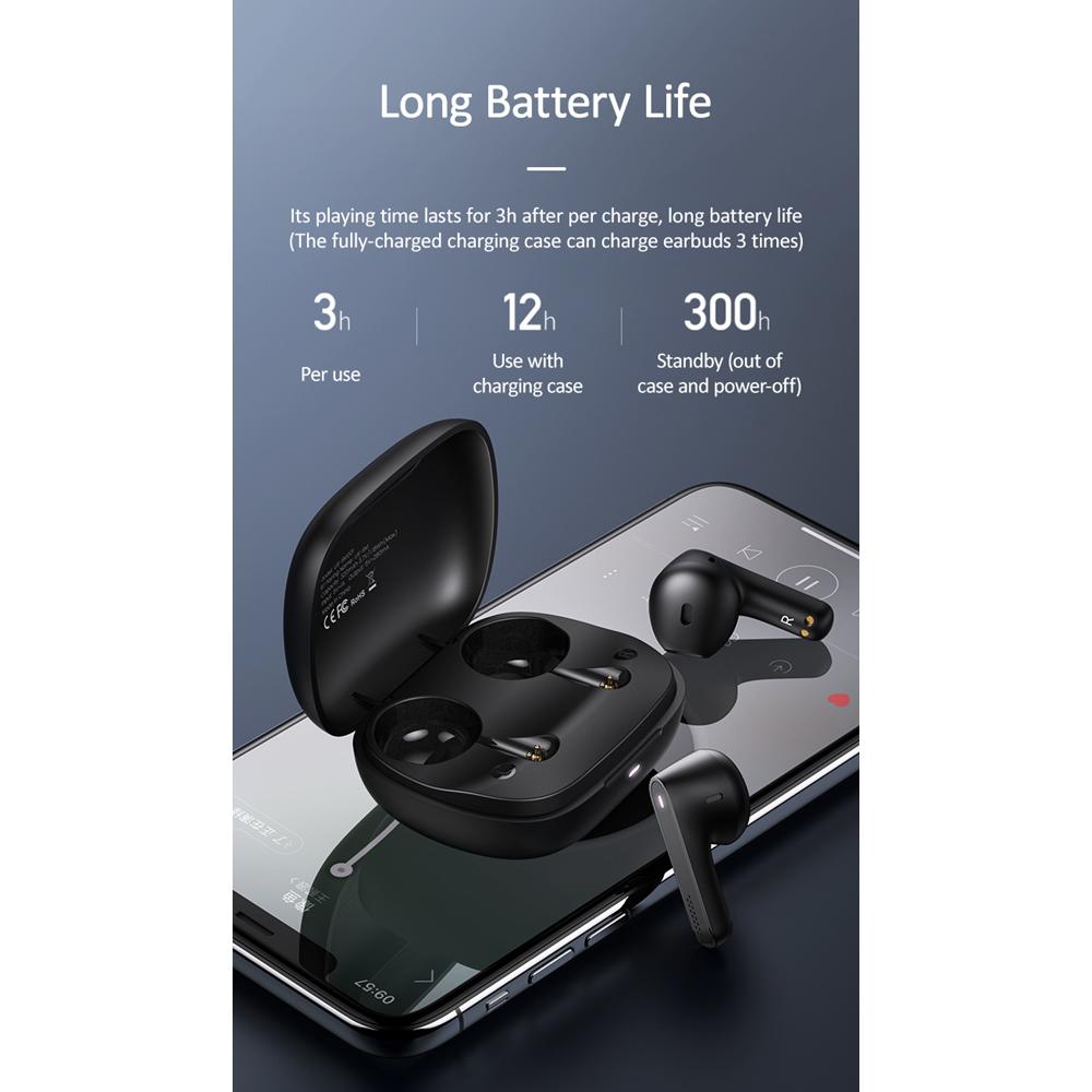 USAMS earbuds US-SM001 με θήκη φόρτισης, True Wireless, μαύρα | eLabstore.gr USAMS earbuds US-SM001 με θήκη φόρτισης, True Wireless, μαύρα | Αξεσουάρ κινητών | elabstore.gr