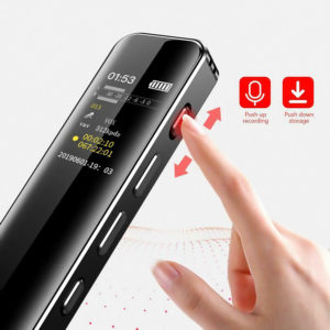 BENJIE Ψηφιακό καταγραφικό ήχου BJ-C8, 16GB, OLED οθόνη, μαύρο | Εικόνα & Ήχος | elabstore.gr
