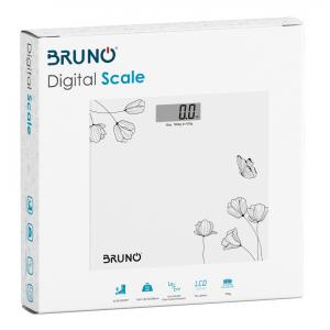BRUNO ψηφιακή ζυγαριά BRN-0055, έως 180kg, λευκή | Οικιακές & Προσωπικές Συσκευές | elabstore.gr