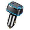 USAMS φορτιστής αυτοκινήτου US-CC142, USB & Type-C, 120W, μαύρος | Αξεσουάρ κινητών | elabstore.gr