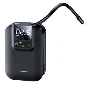 USAMS mini συμπιεστής αέρος αυτοκινήτου US-ZB215, μαύρος | Gadgets - Αξεσουάρ | elabstore.gr