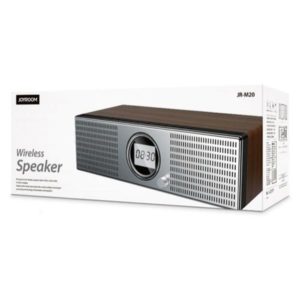 JOYROOM ηχείο JR-M20, 2x 15W, Bluetooth/AUX/USB, ραδιόφωνο, ξύλινο | eLabstore.gr JOYROOM ηχείο JR-M20, 2x 15W, Bluetooth/AUX/USB, ραδιόφωνο, ξύλινο | Εικόνα & Ήχος | elabstore.gr