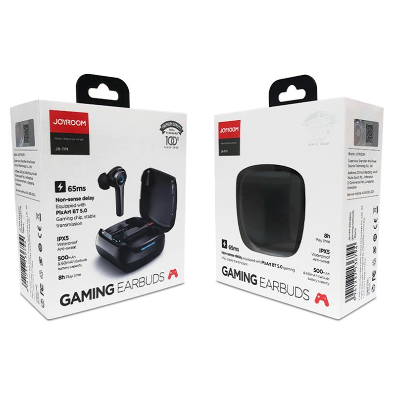 JOYROOM earphones με θήκη φόρτισης JR-TP1, True Wireless, μαύρα | eLabstore.gr JOYROOM earphones με θήκη φόρτισης JR-TP1, True Wireless, μαύρα | Αξεσουάρ κινητών | elabstore.gr