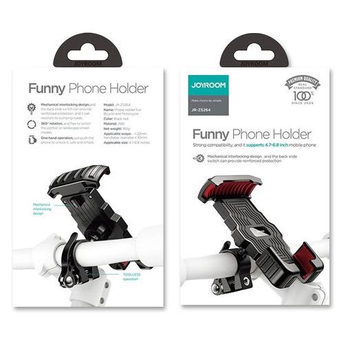 JOYROOM βάση ποδηλάτου για smartphone JR-ZS264, μαύρη | eLabstore.gr JOYROOM βάση ποδηλάτου για smartphone JR-ZS264, μαύρη | Gadgets - Αξεσουάρ | elabstore.gr