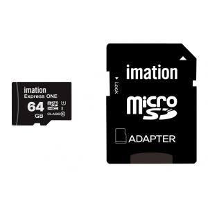 IMATION κάρτα μνήμης MicroSDHC UHS-1, 64GB, Read 45MB/s, Class 10 | Συνοδευτικά PC | elabstore.gr