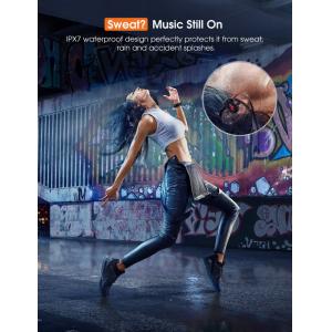MPOW bluetooth earphones Flame S aptX-HD, IPX7, μαύρο-κόκκινο | Αξεσουάρ κινητών | elabstore.gr