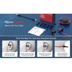 MPOW bluetooth earphones Flame 088F, IPX7, μαύρο-κόκκινο | eLabstore.gr MPOW bluetooth earphones Flame 088F, IPX7, μαύρο-κόκκινο | Αξεσουάρ κινητών | elabstore.gr