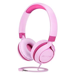 MPOW headphones για παιδιά Che1 BH385A, noise limit, 3.5mm, ροζ | Συνοδευτικά PC | elabstore.gr