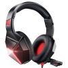 MPOW gaming headset EG10 BH414A LED, multiplatform, 3.5mm, μαύρο-κόκκινο | Συνοδευτικά PC | elabstore.gr