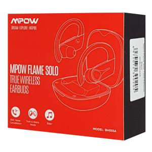 MPOW earphones με θήκη φόρτισης Flame Solo BH503A, True Wireless, μαύρα | eLabstore.gr
