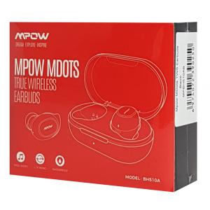 MPOW earphones με θήκη φόρτισης Mdots BH510A, True Wireless, μαύρα | Αξεσουάρ κινητών | elabstore.gr