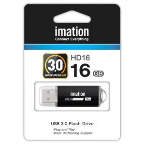 IMATION USB Flash Drive HD16 RT03160016, 16GB, USB 3.0, μαύρο | Συνοδευτικά PC | elabstore.gr