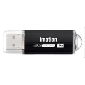 IMATION USB Flash Drive HD16 RT03160016, 16GB, USB 3.0, μαύρο | Συνοδευτικά PC | elabstore.gr