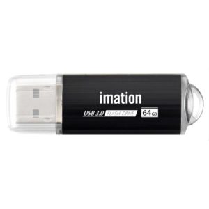 IMATION USB Flash Drive HD16 RT03160064, 64GB, USB 3.0, μαύρο | Συνοδευτικά PC | elabstore.gr