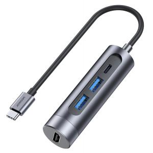 JOYROOM docking station S-H113, 2x USB, HDMI, USB Type-C, γκρι | Συνοδευτικά PC | elabstore.gr