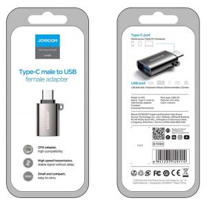 JOYROOM αντάπτορας USB Type-C σε USB 3.0 S-H151, γκρι | Αξεσουάρ κινητών | elabstore.gr