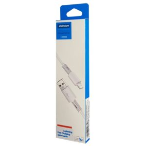 JOYROOM καλώδιο USB σε Lightning Rebar Series S-M406, 2.4A, 1m, λευκό | Αξεσουάρ κινητών | elabstore.gr