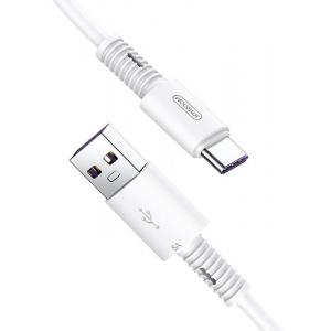 JOYROOM καλώδιο USB σε USB Type-C Thread Series S-M406, 5A, 1m, λευκό | Αξεσουάρ κινητών | elabstore.gr