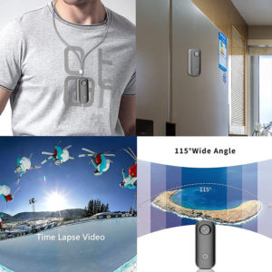 SJCAM Mini Action Cam C100+, 2K, 15MP, WiFi, αδιάβροχη, μαύρη | Εικόνα & Ήχος | elabstore.gr
