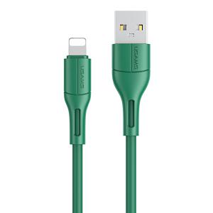 USAMS καλώδιο USB σε Lightning U68, 2A, 1m, πράσινο | Αξεσουάρ κινητών | elabstore.gr