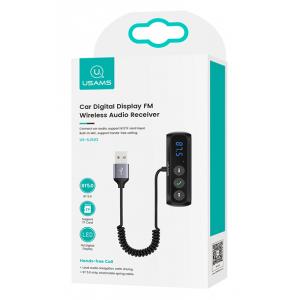 USAMS audio receiver αυτοκινήτου US-SJ503, FM display, wireless, BT, SD | Gadgets - Αξεσουάρ | elabstore.gr