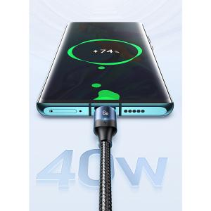 USAMS καλώδιο USB σε Micro/Type-C/Lightning US-SJ510, 6A, 1.2m, μαύρο | Αξεσουάρ κινητών | elabstore.gr
