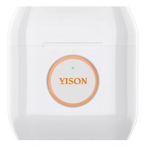 YISON earphones με θήκη φόρτισης T8, True Wireless, λευκά | Αξεσουάρ κινητών | elabstore.gr