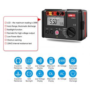 UNI-T Tester μόνωσης UT501A, 100V/250V/500V/1000V | Εργαλεία | elabstore.gr