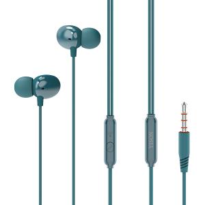 YISON earphones με μικρόφωνο X5, 3.5mm, 1.2m, μπλε | Αξεσουάρ κινητών | elabstore.gr
