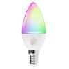 POWERTECH Smart λάμπα LED E14-009, Wi-Fi, 5W, E14, RGB 2700-6500K | Φωτισμός | elabstore.gr