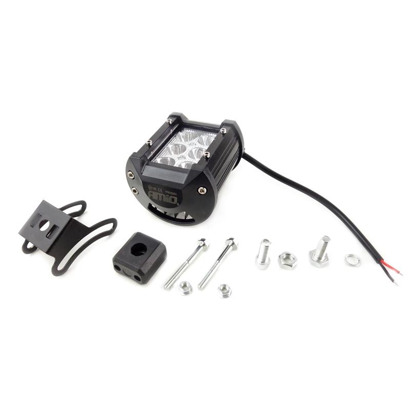 AMIO LED προβολέας οχημάτων AWL17, IP67, 9-36V, 18W, 95x77mm, μαύρος | eLabstore.gr AMIO LED προβολέας οχημάτων AWL17, IP67, 9-36V, 18W, 95x77mm, μαύρος | Gadgets - Αξεσουάρ | elabstore.gr