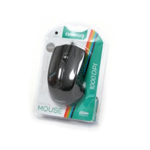 OMEGA Ποντίκι οπτικό μαύρο OM05B | Περιφερειακά | elabstore.gr
