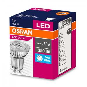 OSRAM LED λάμπα spot 4058075055155, 4.3W, 4000K, GU10, 350LM | eLabstore.gr OSRAM LED λάμπα spot 4058075055155, 4.3W, 4000K, GU10, 350LM | Φωτισμός | elabstore.gr