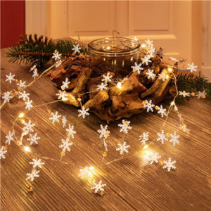 GOOBAY LED λαμπάκια με νιφάδες χιονιού 57948, 3000K, 1.3m, 5lm, 10 LEDs | Οικιακές & Προσωπικές Συσκευές | elabstore.gr