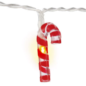 GOOBAY LED λαμπάκια με candy canes 58117, 3000K, 1.2m, 5lm, 10 LEDs | Οικιακές & Προσωπικές Συσκευές | elabstore.gr