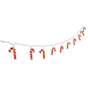 GOOBAY LED λαμπάκια με candy canes 58117, 3000K, 1.2m, 5lm, 10 LEDs | Οικιακές & Προσωπικές Συσκευές | elabstore.gr
