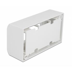 DELOCK επιτοίχιο περίβλημα για modules Easy 45 81333, 152x82mm, λευκό | Εργαλεία | elabstore.gr