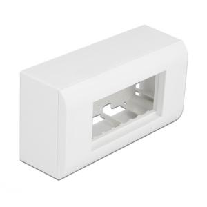 DELOCK επιτοίχιο περίβλημα για modules Easy 45 81333, 152x82mm, λευκό | Εργαλεία | elabstore.gr