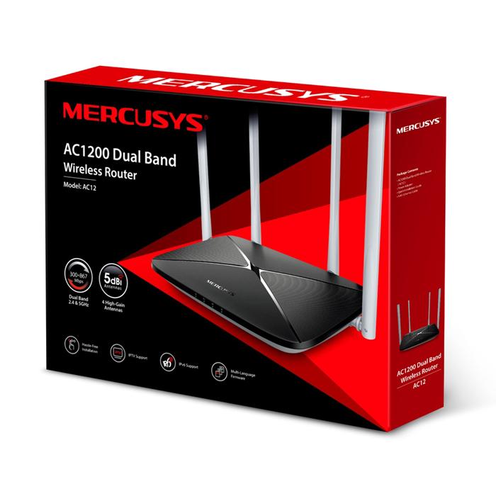 MERCUSYS Wireless Gigabit Router AC1200, Dual Band, Ver. 2.0 | eLabstore.gr MERCUSYS Wireless Gigabit Router AC1200, Dual Band, Ver. 2.0 | Δικτυακά | elabstore.gr