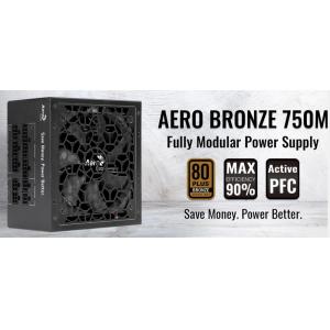 AEROCOOL τροφοδοτικό Aero 750M, Active PFC, 80 Plus Bronze | PC & Αναβάθμιση | elabstore.gr