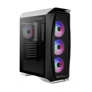 AEROCOOL PC case mid tower Aero One Frost, 195x461x411mm, 4x fan, λευκό | PC & Αναβάθμιση | elabstore.gr
