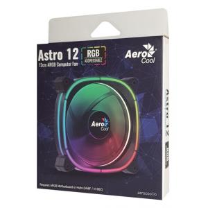 AEROCOOL LED ανεμιστήρας ASTRO-12, 6-pin connector, 120mm, ARGB | eLabstore.gr