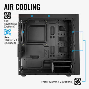 AEROCOOL PC case mini tower BOLT-MINI, 200.7x369.5x381mm, 1x fan, μαύρο | eLabstore.gr AEROCOOL PC case mini tower BOLT-MINI, 200.7x369.5x381mm, 1x fan, μαύρο | PC & Αναβάθμιση | elabstore.gr